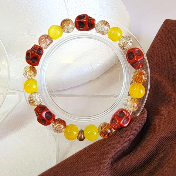 Multicolor And Brown Boho Headbands With Matching Bracelet Sets, Womens Size M main image 8